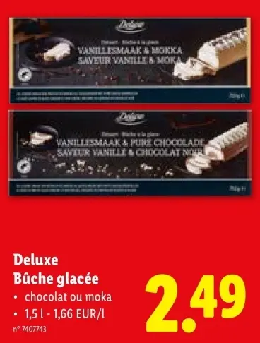 Offre: Bûche glacée