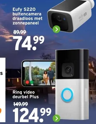 Aanbieding: Eufy S220 buitencamera draadloos met zonnepan