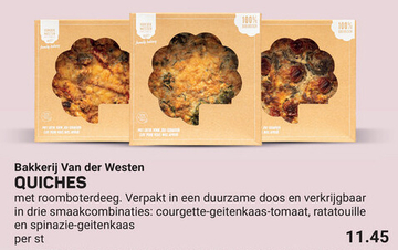 Aanbieding: QUICHES