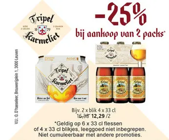 Aanbieding: Tripel Karmeliet