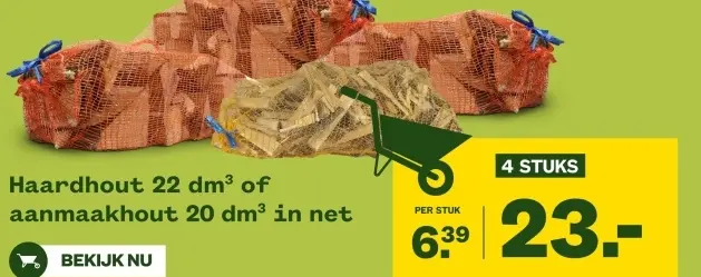 Aanbieding: Haardhout of aanmaakhout