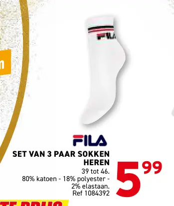 Promotie: Fila sokken