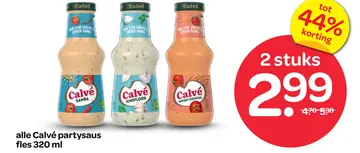 Aanbieding: alle Calvé partysaus