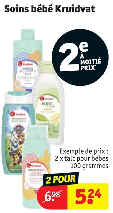 Offre: Soins bébé
