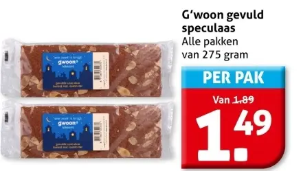 Aanbieding: gevuld speculaas