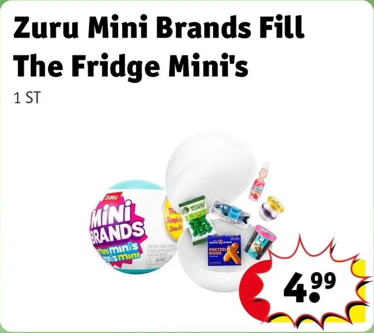 Promotie: Mini Brands Fill The Fridge Mini's