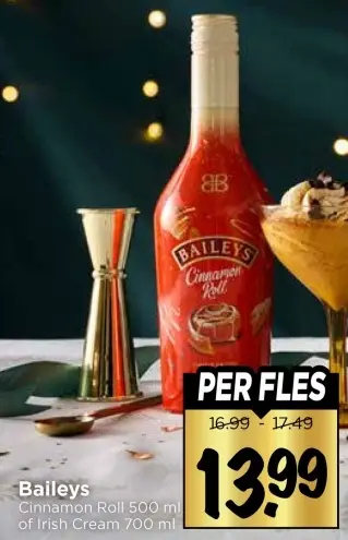 Aanbieding: Baileys Cinnamon Roll