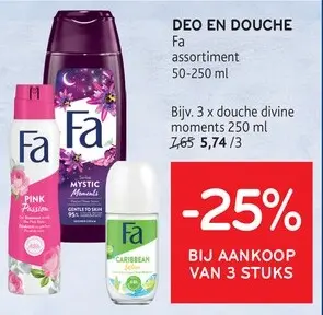 Promotie: Deo en douche