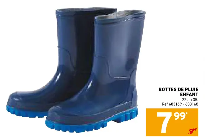 Offre: Bottes de pluie enfant