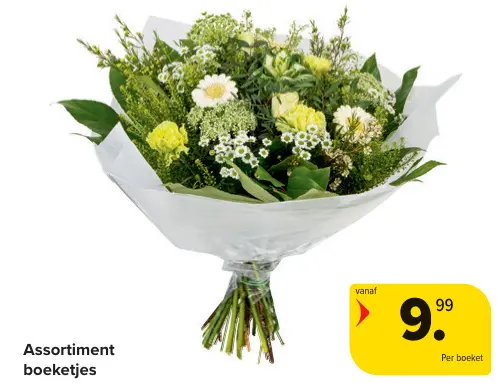 Promotie: Assortiment boeketjes
