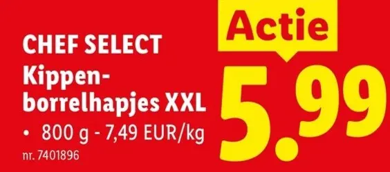 Promotie: Kippenborrelhapjes XXL