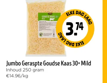 Aanbieding: Geraspte Goudse Kaas 30+ Mild