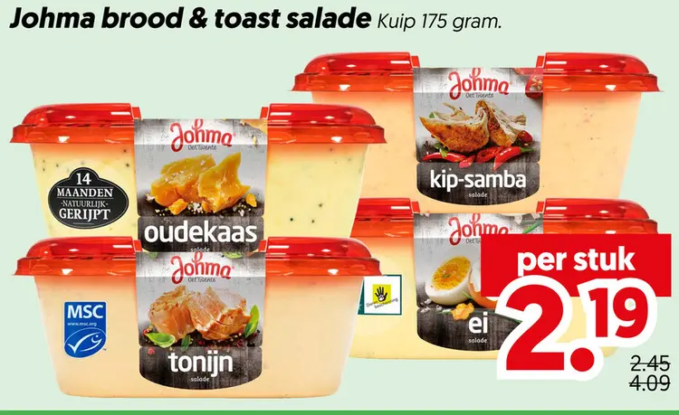 Aanbieding: Johma brood & toast salade