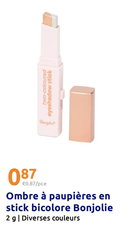 Offre: Ombre à paupières en stick bicolore