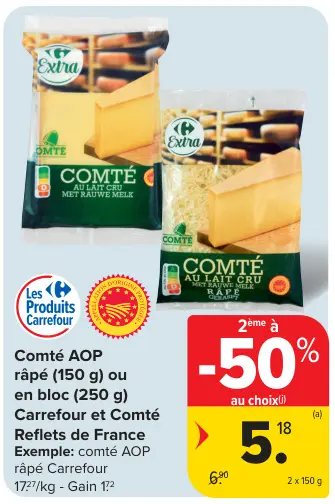 Offre: Comté AOP