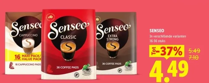 Aanbieding: Senseo Coffee Pads