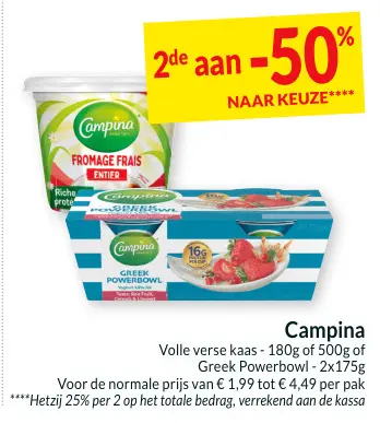 Aanbieding: Volle verse kaas of Greek Powerbowl