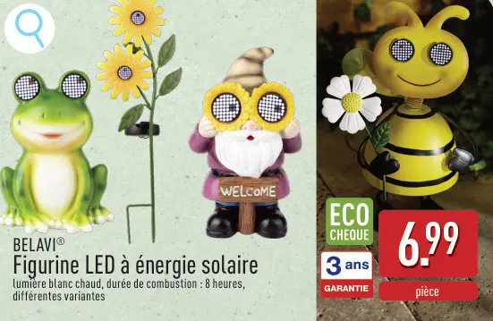 Offre: Figurine LED à énergie solaire