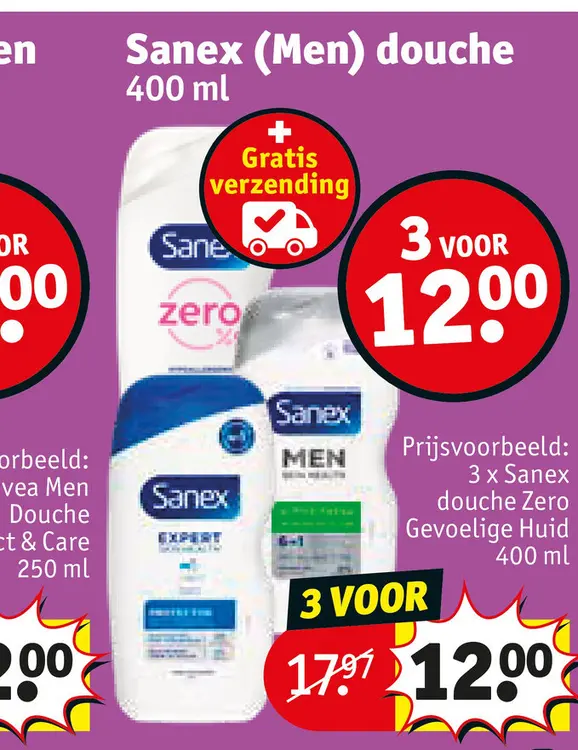 Promotie: Sanex (Men) douche