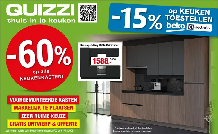 Promotie: Quizzi Keukenkasten