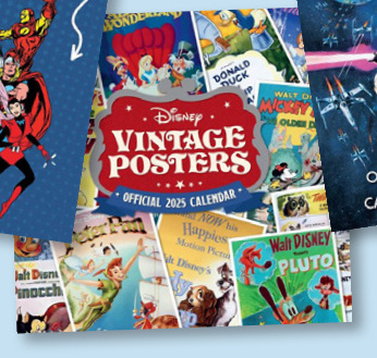 Aanbieding: Disney Vintage Posters 2025 Calendar