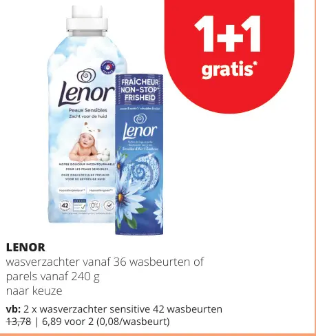 Promotie: wasverzachter of parels