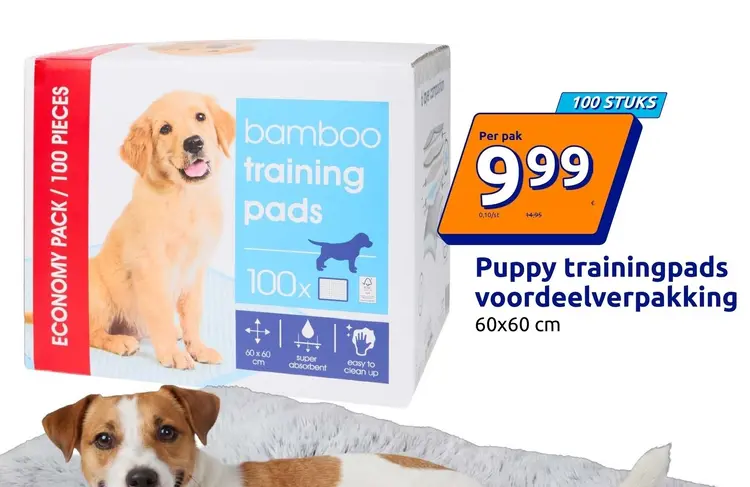 Promotie: Puppy trainingpads voordeelverpakking