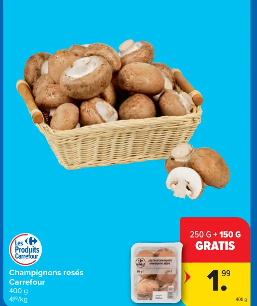 Offre: Champignons rosés