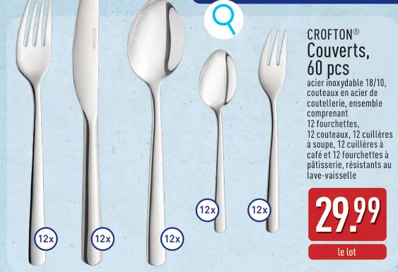 Offre: Couverts