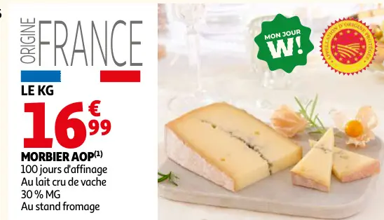 Offre: Morbier aop
