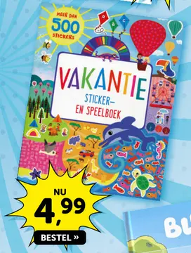 Aanbieding: Vakantie Sticker- en Speelboek