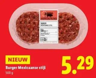 Aanbieding: Burger Mexicaanse stijl