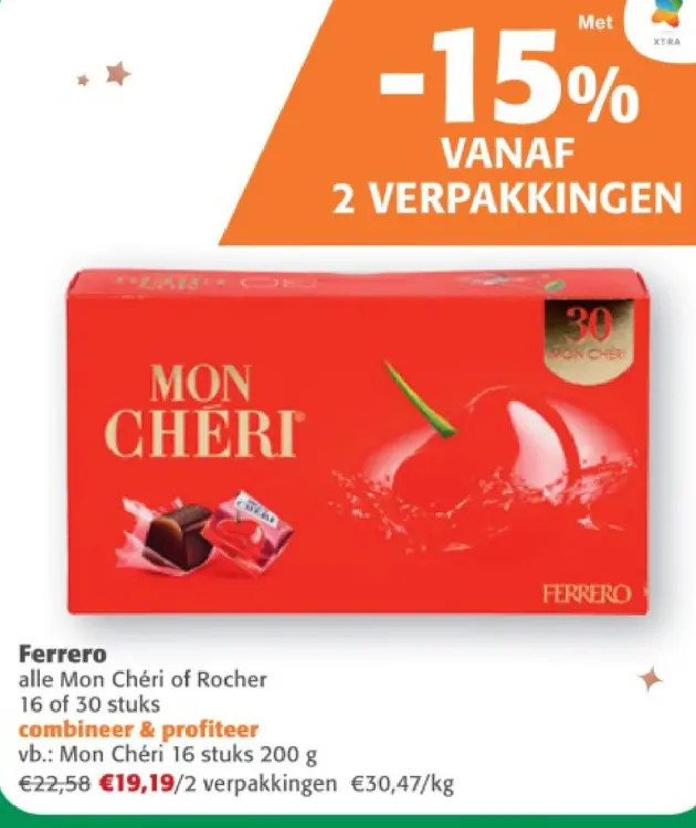 Promotie: Mon Chéri of Rocher