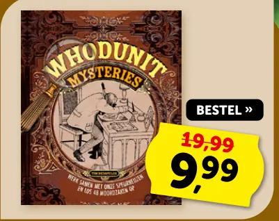 Promotie: Whodunit mysteries