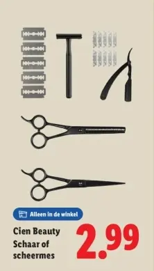 Aanbieding: Schaar of scheermes
