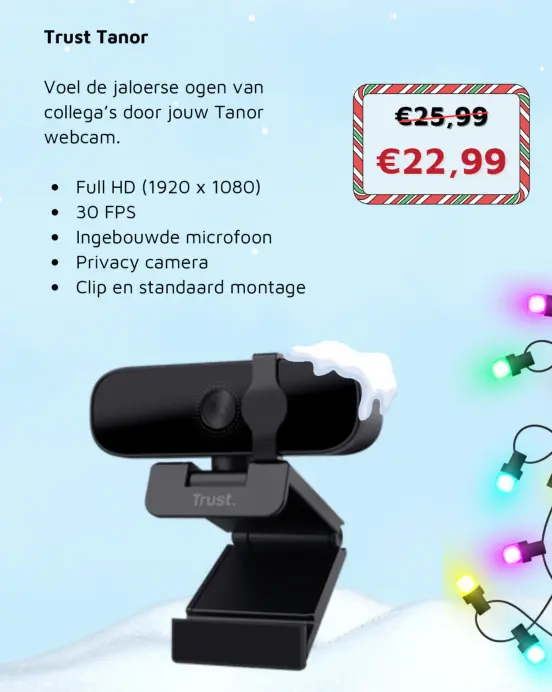 Aanbieding: Tanor webcam