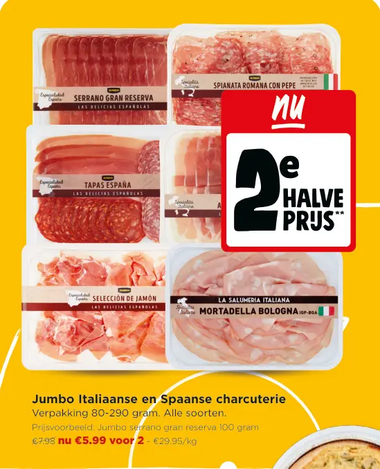 Promotie: Italiaanse en Spaanse charcuterie