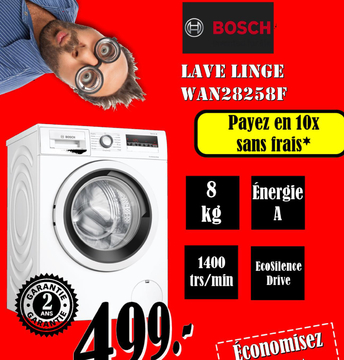 Offre: LAVE LINGE WAN28258F