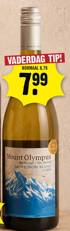 Aanbieding: Mount Olympus Marlborough Sauvignon Blanc 75 cl