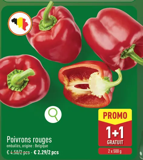 Offre: Poivrons rouges