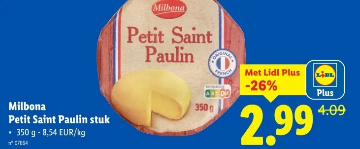 Aanbieding: Petit Saint Paulin
