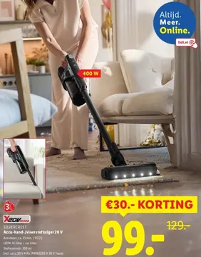 Aanbieding: Accu-hand-/vloerstofzuiger