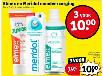 Aanbieding: Elmex en Meridol mondverzorging