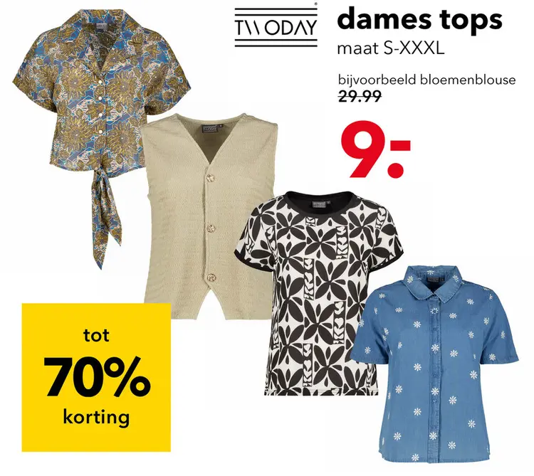 Aanbieding: dames tops Twoday