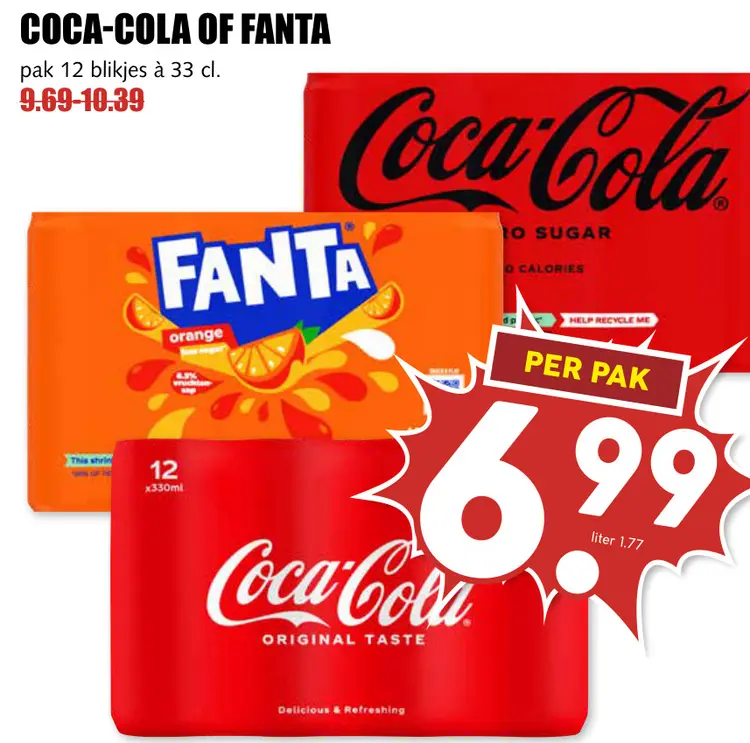 Aanbieding: Coca-Cola or Fanta