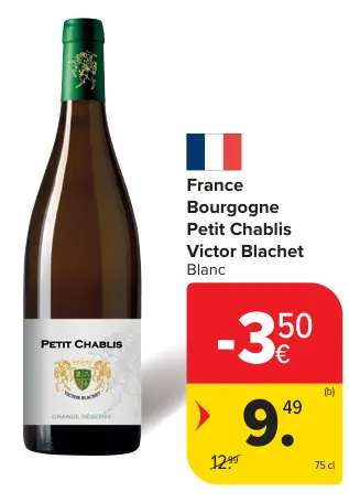 Offre: Petit Chablis Victor Blachet Blanc