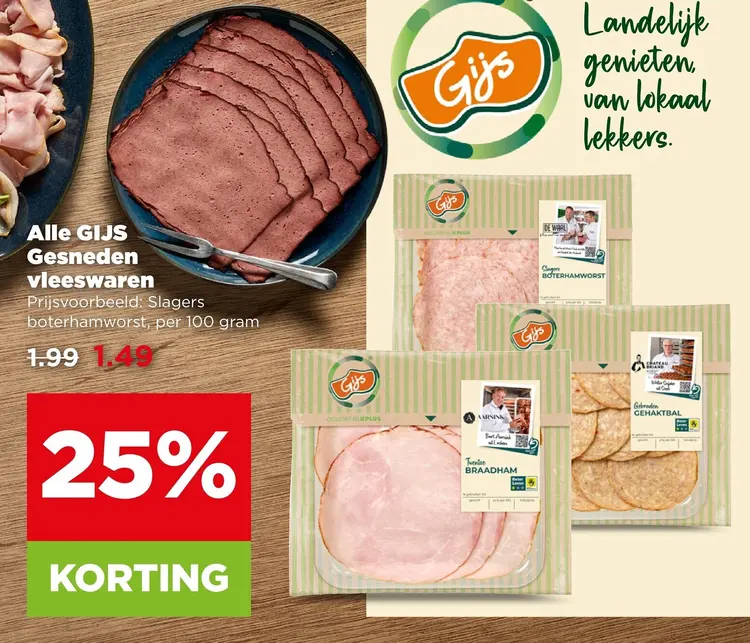 Aanbieding: Gesneden vleeswaren
