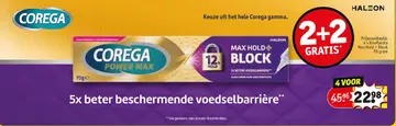 Aanbieding: Corega Max Hold + Block