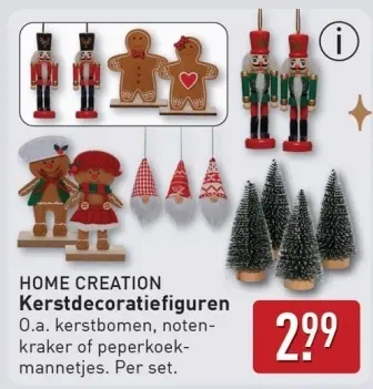 Aanbieding: Kerstdecoratiefiguren