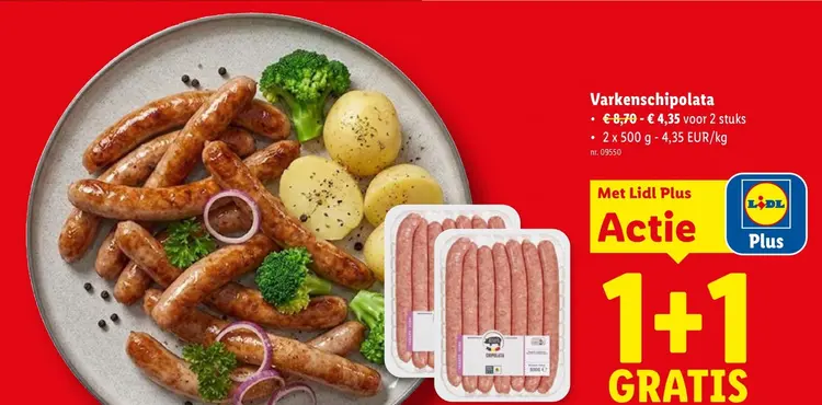 Promotie: Varkenschipolata